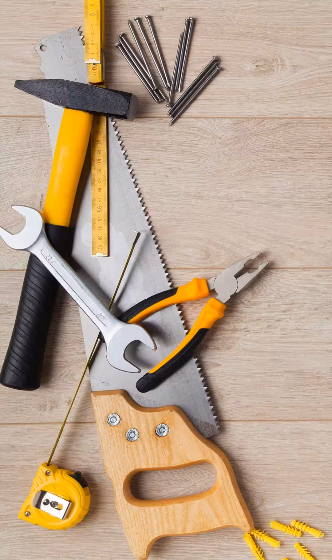 Acumen Renovations tools for door installation in Kansas City